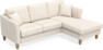 Eden - 2-sits soffa med schäslong - Beige