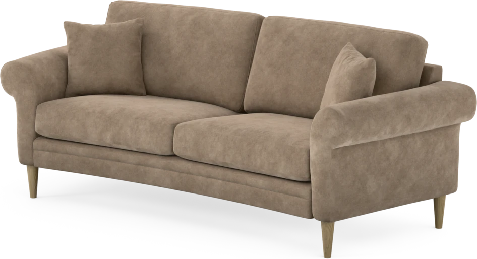 Eden - 2,5-sits soffa svängd - Beige