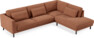 Willow - 3-sits soffa med divan höger, fast klädsel - Röd