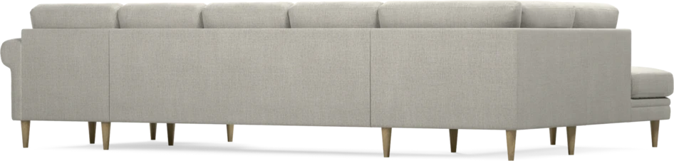 Eden - 3-sits soffa med divan vänster och schäslong höger - Grå