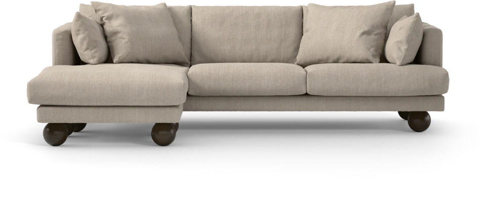 Harper - 4-sits med schäslong vänster - Beige