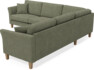 Eden - Hörnsoffa 2,5+2,5 - Grön