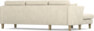 Eden - 2,5-sits soffa med schäslong - Beige