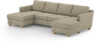 Friday - 2-sits soffa med två schäslonger - Beige