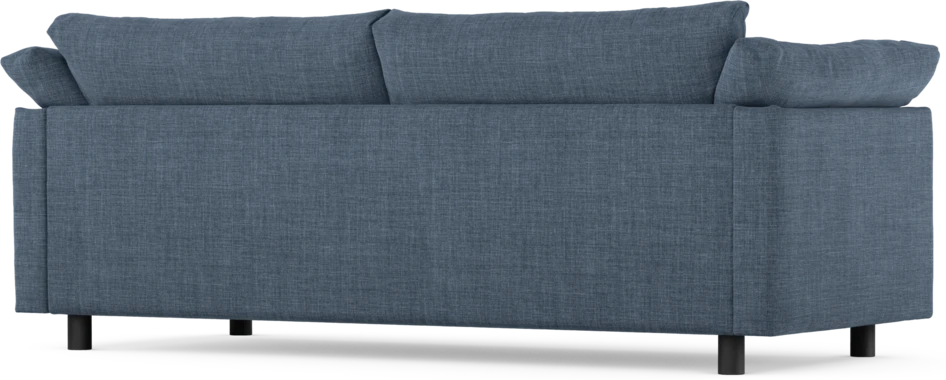 Cherrie - 2,5-sits soffa, hel dyna, fast klädsel - Blå
