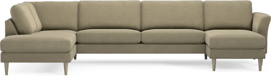 Bridge - 3-sits soffa med divan vänster och schäslong höger - Beige