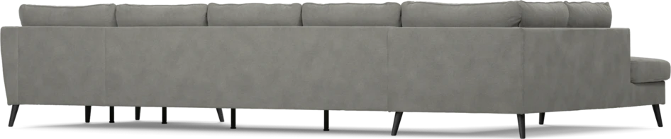 County - 4-sits soffa med divan vänster och schäslong höger - Grå
