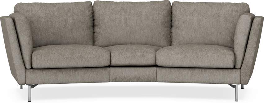 Madison - 3-sits soffa svängd, 70 cm - Grå