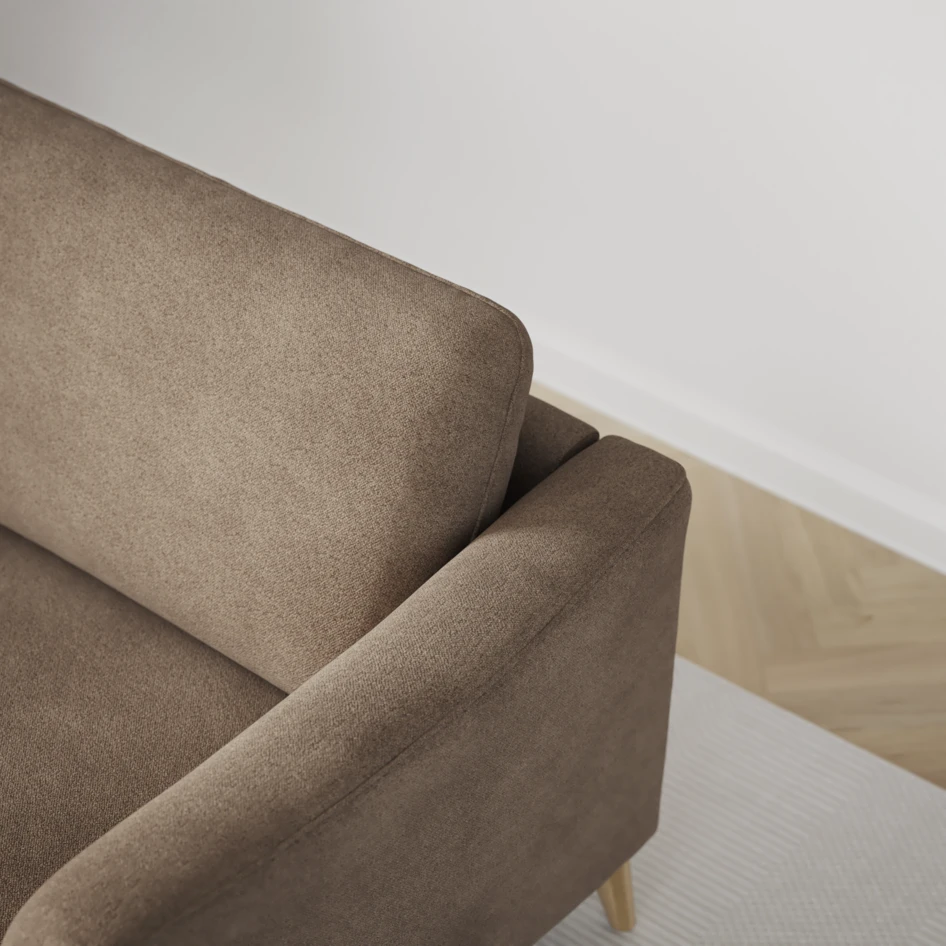 Bridge - 4-sits soffa - Brun