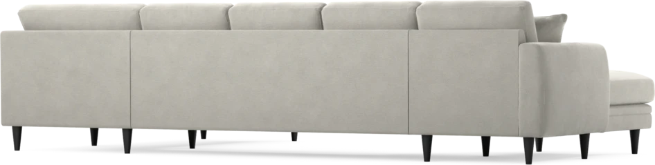 Eden - 3-sits soffa med schäslong vänster och divan höger - Grå