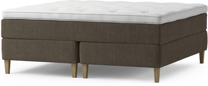 Delux Dream - Kontinentalsäng, dubbelsäng med bäddmadrass och sängben