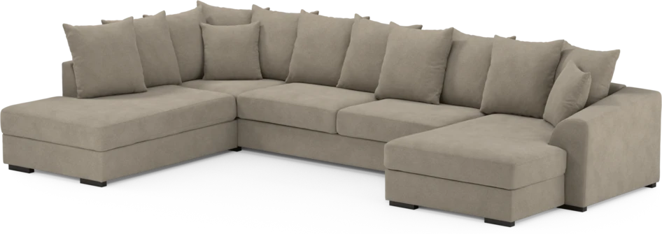 Town - 3-sits soffa med divan vänster och schäslong höger - Beige