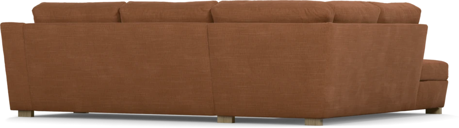 Friday - 2,5-sits soffa med divan vänster - Orange