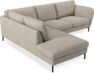 Madison Lux - 2-sits soffa med divan vänster - Vit