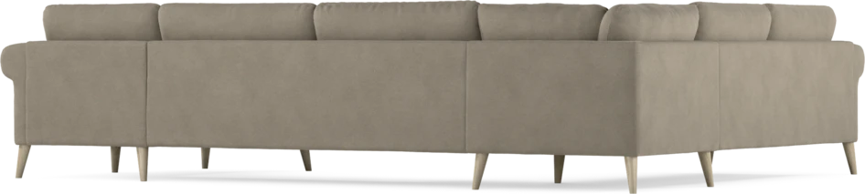 Bridge - Hörnsoffa, 2+3-sits med schäslong höger - Beige