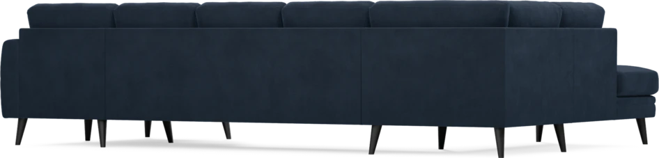Eden - 3-sits soffa med divan vänster och schäslong höger - Blå