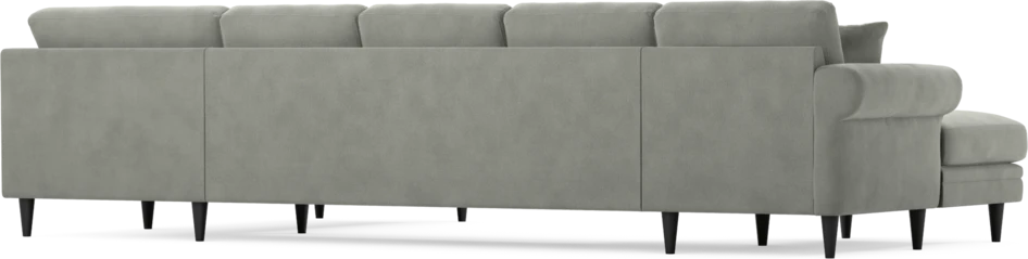 Eden - 3-sits soffa med schäslong vänster och divan höger - Grå