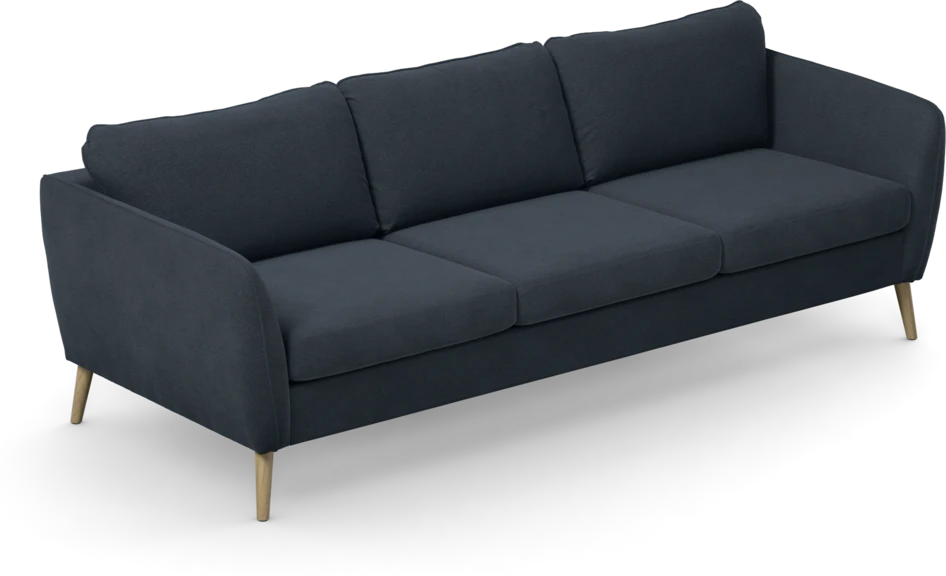 County - 3-sits soffa - Blå