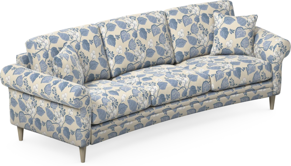 Eden - 3-sits soffa svängd - Flerfärgad