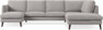 Madison Lux - 2-sits soffa med schäslong vänster och divan höger - Beige