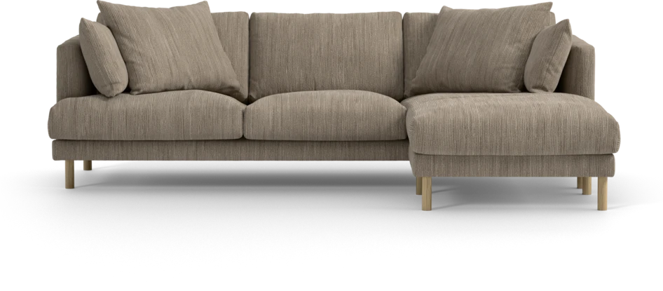 Harper - 4-sits med schäslong höger  - Beige