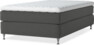 Delux Sense - Kontinentalsäng, enkelsäng 120 cm med bäddmadrass - Grå