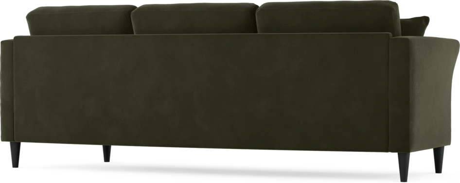 Eden - 3-sits soffa svängd - Grön