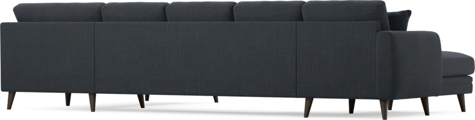 Eden - 3-sits soffa med schäslong vänster och divan höger - Blå