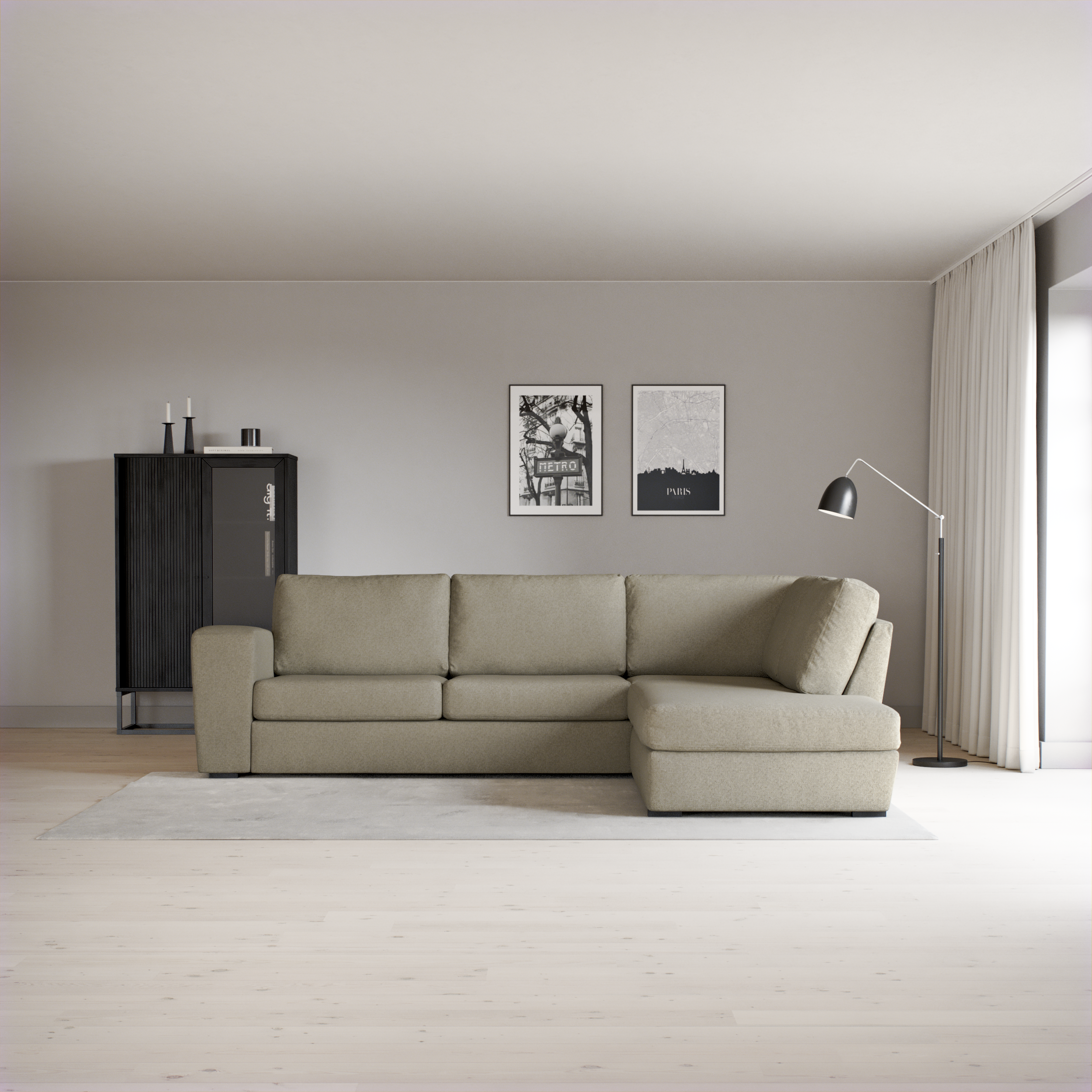 Friday - 2,5-sits soffa med divan höger - inspiration