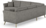 Eden - Hörnsoffa 2,5+2,5 - Grå