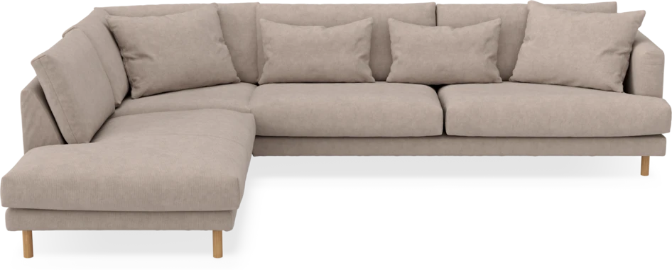 Harper - 3-sits soffa med divan vänster - Beige