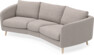 Madison - 3-sits soffa svängd, 70 cm - Beige