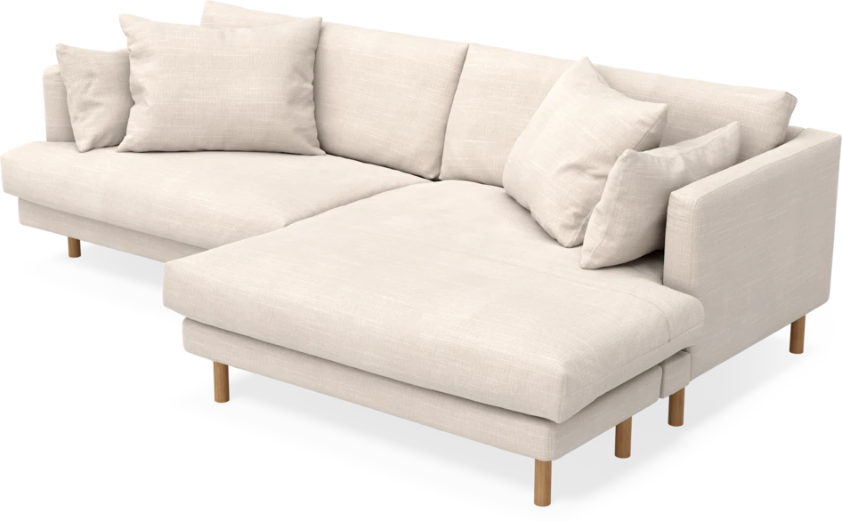 Harper - 4-sits med schäslong XL höger - Beige