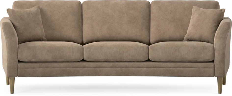 Eden - 3-sits soffa svängd - Beige