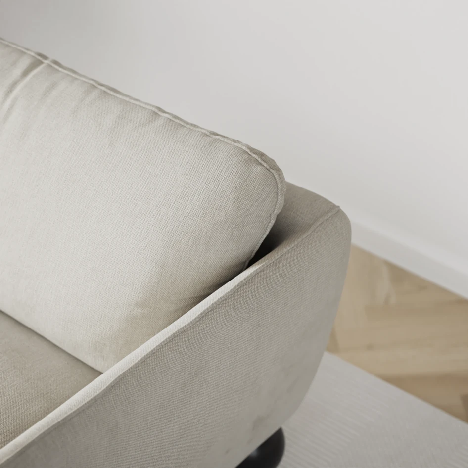 Madison Lux - 2-sits soffa med divan vänster och schäslong höger - Grå