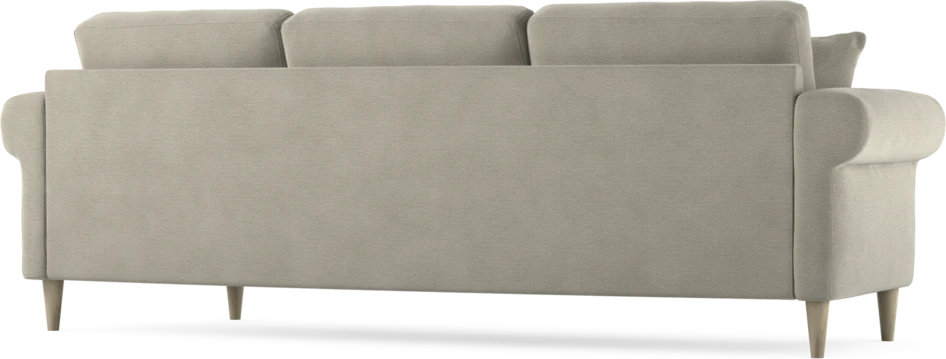 Eden - 3-sits soffa svängd - Brun