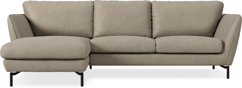 Madison Lux - 2-sits soffa med schäslong vänster - Beige