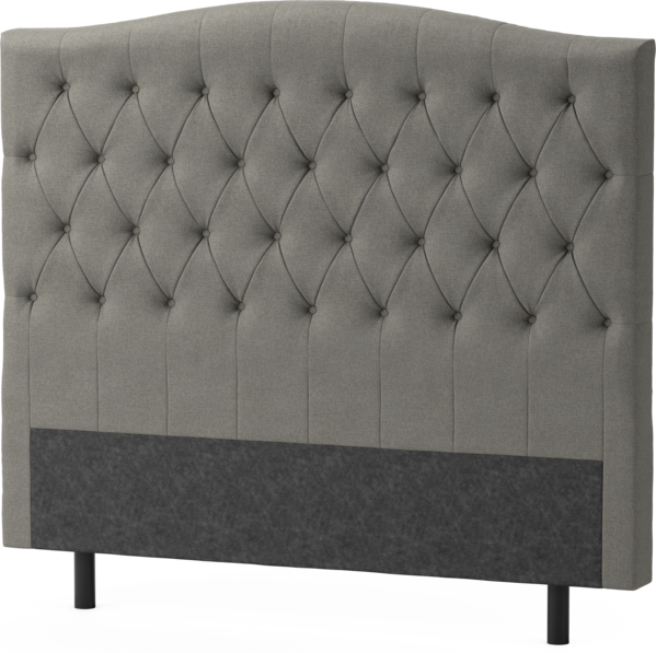 Delux Välvd - Sänggavel, 90-210 cm - Grå