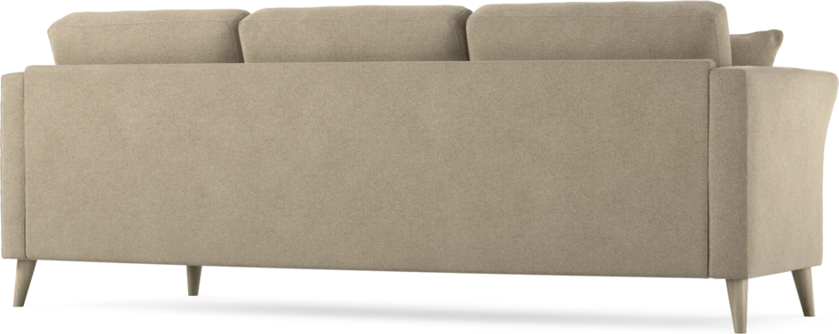 Eden - 3-sits soffa svängd - Beige