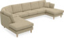Eden - 3-sits soffa med divan vänster och schäslong höger - Beige