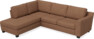 Friday - 2,5-sits soffa med divan vänster - Orange