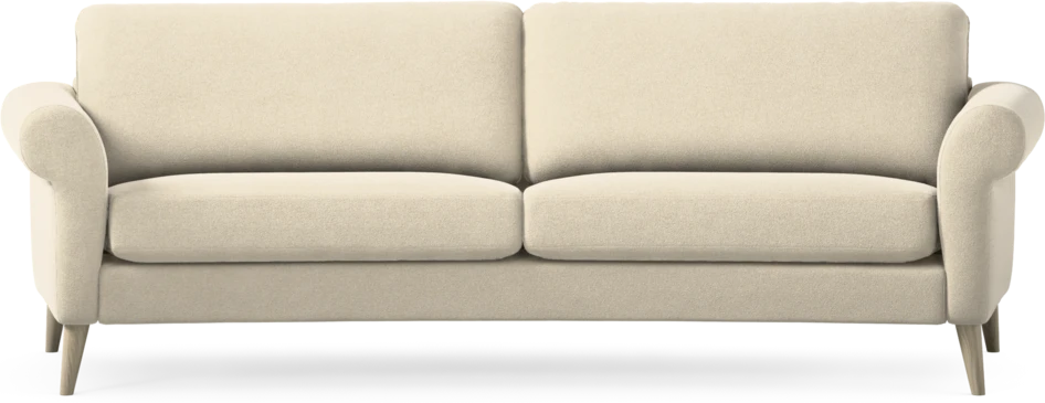 Bridge - 3-sits soffa svängd - Beige