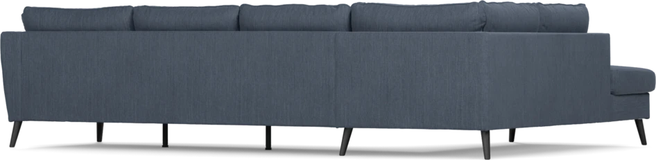 County - 3-sits soffa med divan vänster - Blå