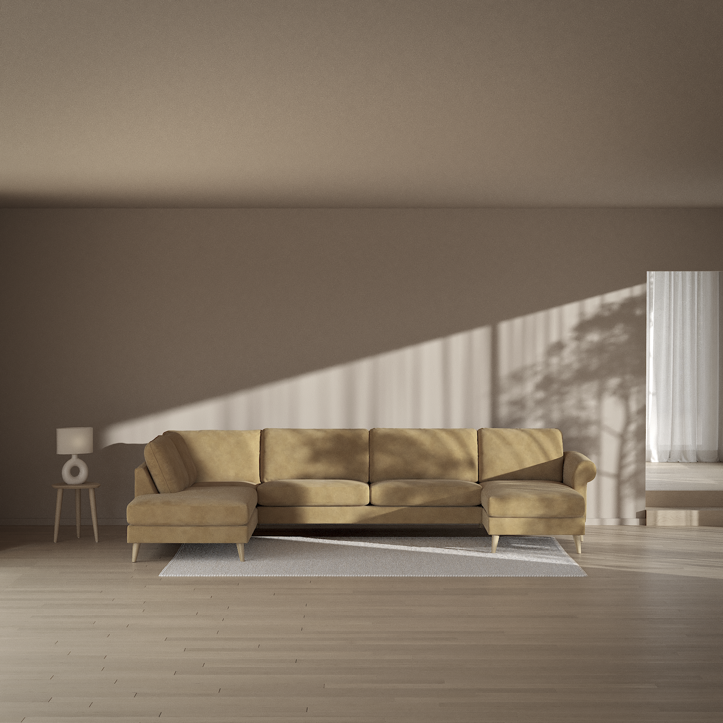 Bridge - 3-sits soffa med divan vänster och schäslong höger - inspiration
