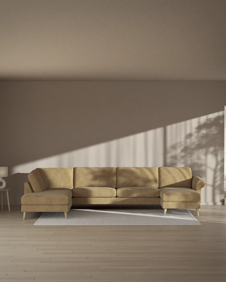Bridge - 3-sits soffa med divan vänster och schäslong höger - inspiration
