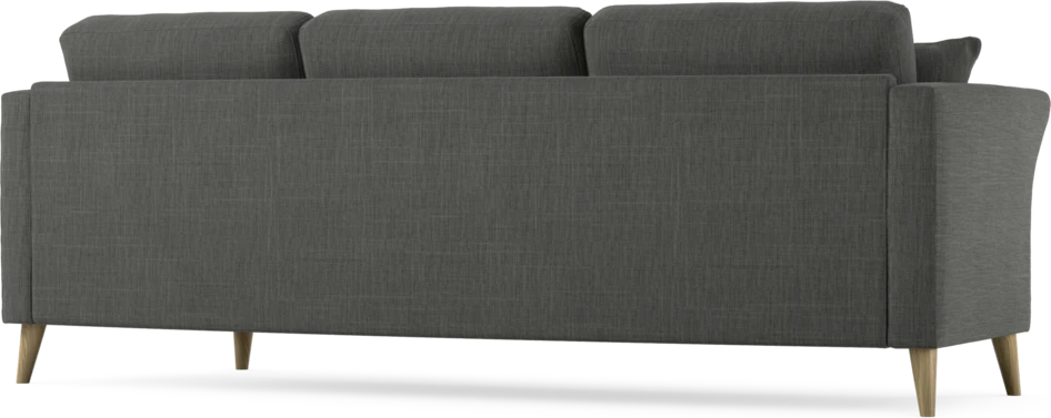 Eden - 3-sits soffa svängd - Grå