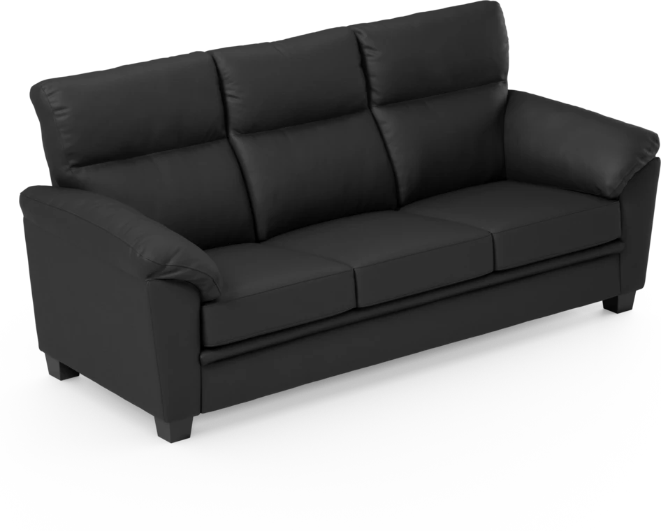 Tage - 3-sits soffa - Svart