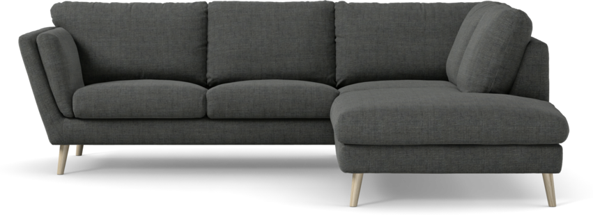 Madison Lux - 2-sits soffa med divan höger - Grå