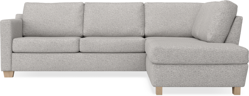 Friday - 2,5-sits soffa med divan höger - Vit