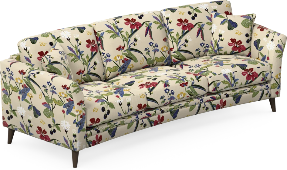 Eden - 3-sits soffa svängd - Flerfärgad
